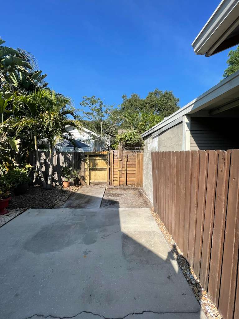 Clean area after shed removal by Site Masters