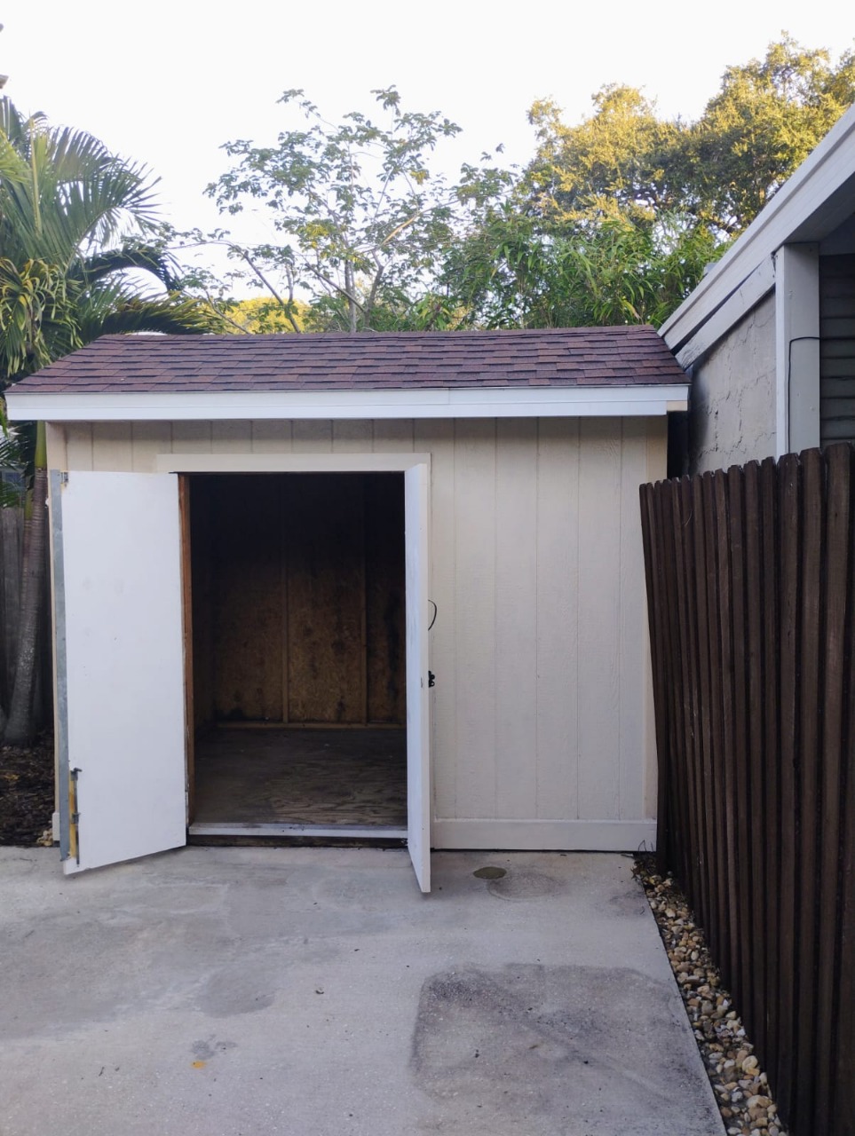 Shed before removal by Site Masters